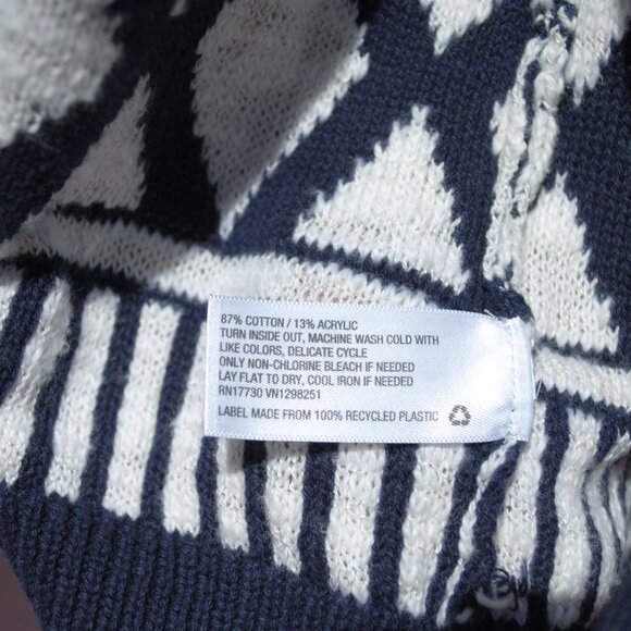 Mossimo Supply Co. Tribal Print Knit Open Front Cardigan Sweater PLUS SIZE (XXL) - Picture 5 of 6